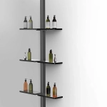 Душевая перегородка Vincea Walk-In VSW-1HWS100MRGM 100 профиль вороненая сталь/стекло зеркальное