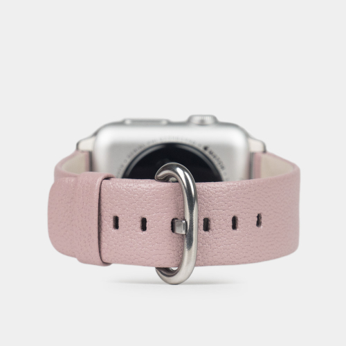 Ремешок для Apple Watch 44/45/46 mm кожи козы, пудрового цвета