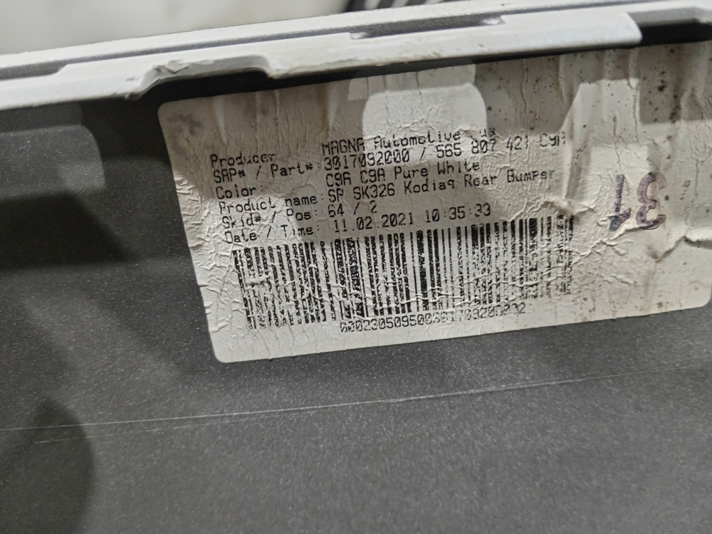 Бампер задний Skoda Kodiaq 16-22 Б/У Оригинал 565807421