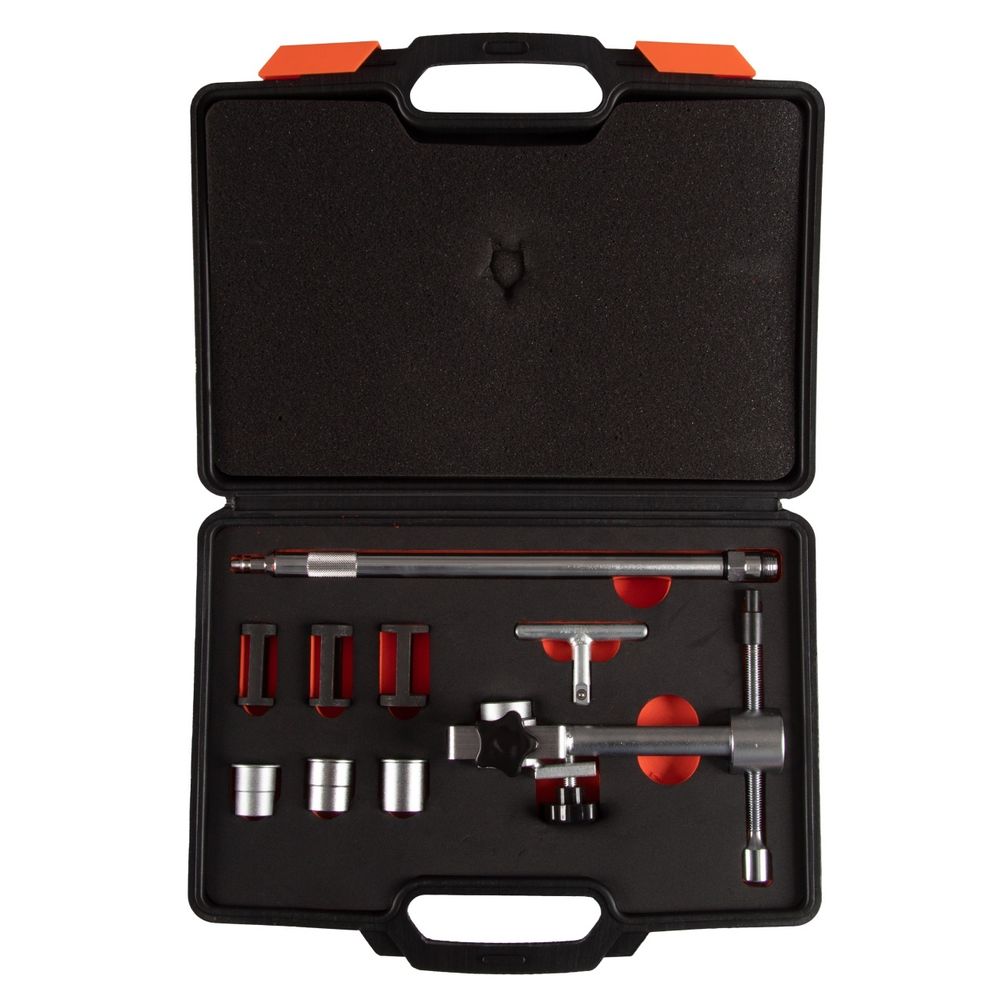 AFFIX (AF10310009C) Рассухариватель клапанов универсальный, кейс, 9 предметов