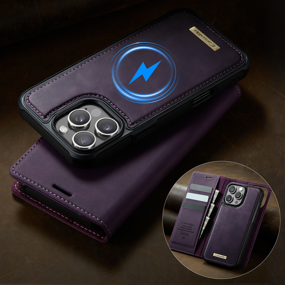 Чехол-кошелек CaseMe 2 in 1 MagSafe iPhone 16 Pro