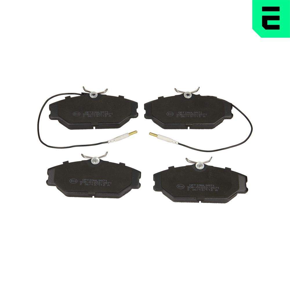 OPTIMAL - BP09871-OPT - Brake Pad Set, disc brake