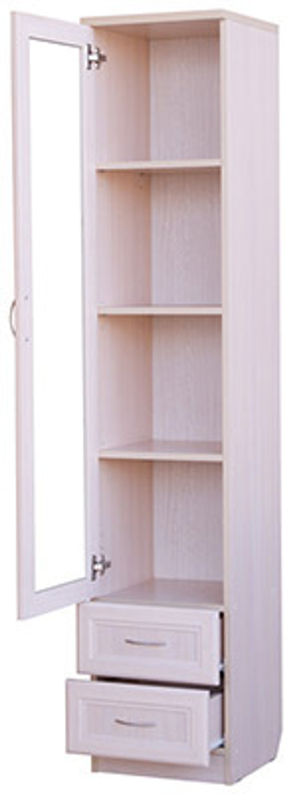 Шкаф для книг с ящиками узкий АРТ220