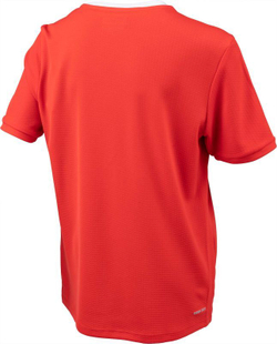 Детская теннисная футболка Lotto Squadra B II Tee PL - Red