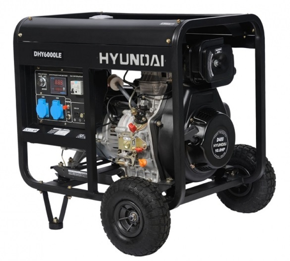 Дизельный генератор Hyundai DHY 6000LE в контейнере — Фото №2 