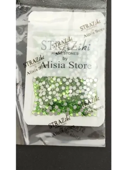 Стразы холодной фиксации стекло ss16 Peridot
