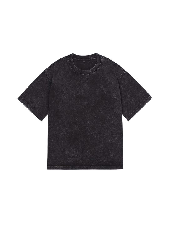 Футболка (черный) Garment dyed 230 г