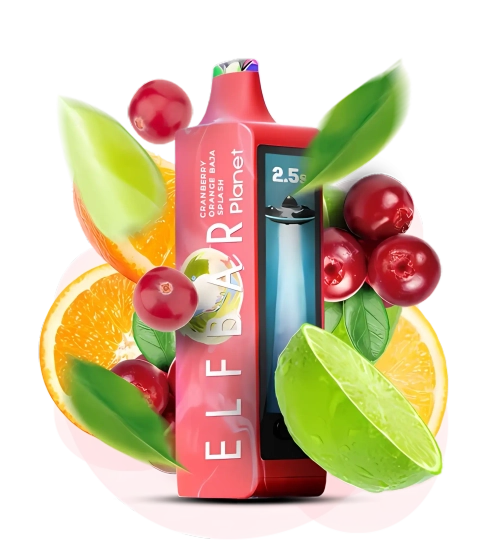 Elf Bar Planet 25000 - Cranberry Orange Baja Splash (5% nic)