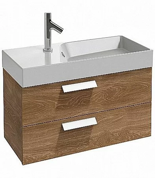 Тумба с раковиной Jacob Delafon RYTHMIK 60 EB1301-E70+EXQ112-Z-00 арлингтонский дуб