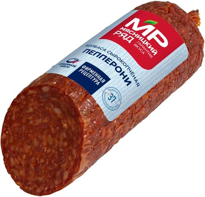 Колбаса сырокопченая Пепперони, Мясницкий ряд, 0,2