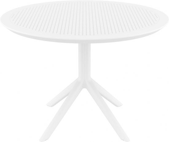 Стол пластиковый Sky Table Ø105 белый Siesta Contract Турция