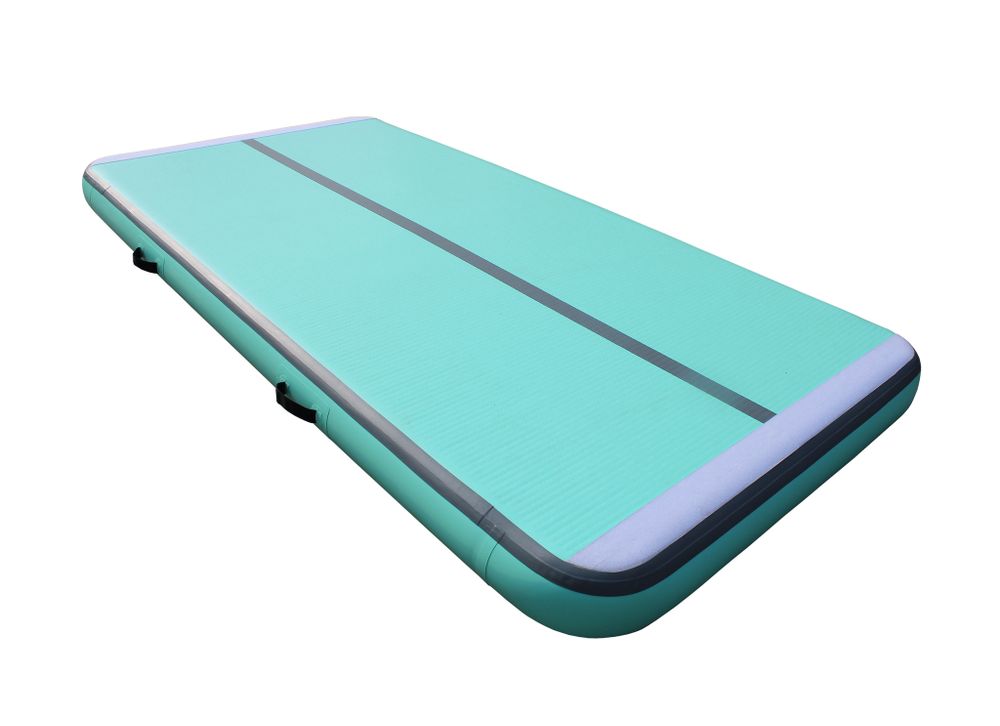 Надувная акробатическая дорожка гимнастическая "StarTrack" - 8х2х0,21м. (ЦВЕТ: МЕНТОЛ)