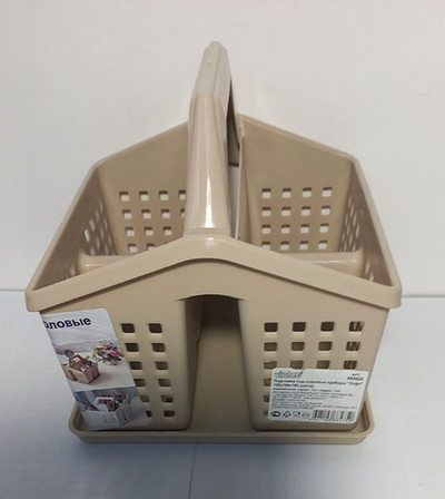 Подставка под столовые приборы "Лофт" 150х160х160 (латте)