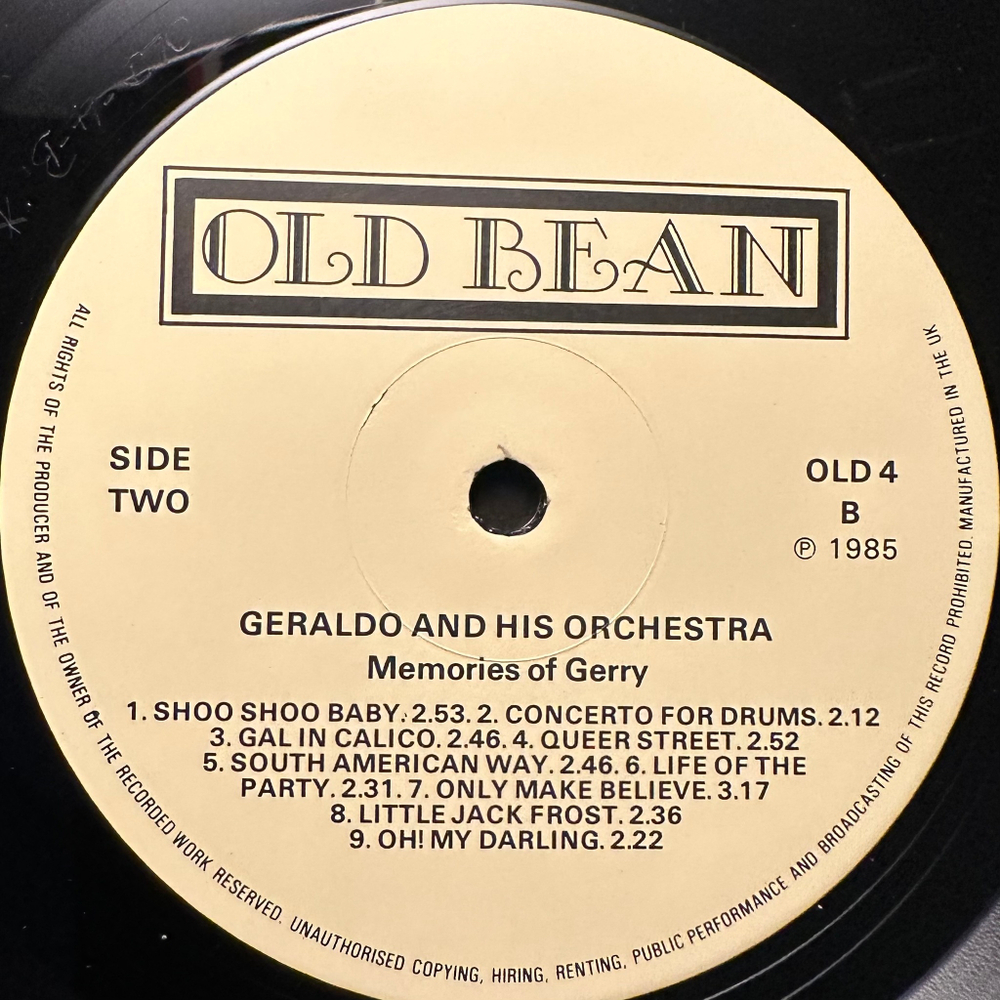 Geraldo And His Orchestra - Memories Of Gerry (Англия)
