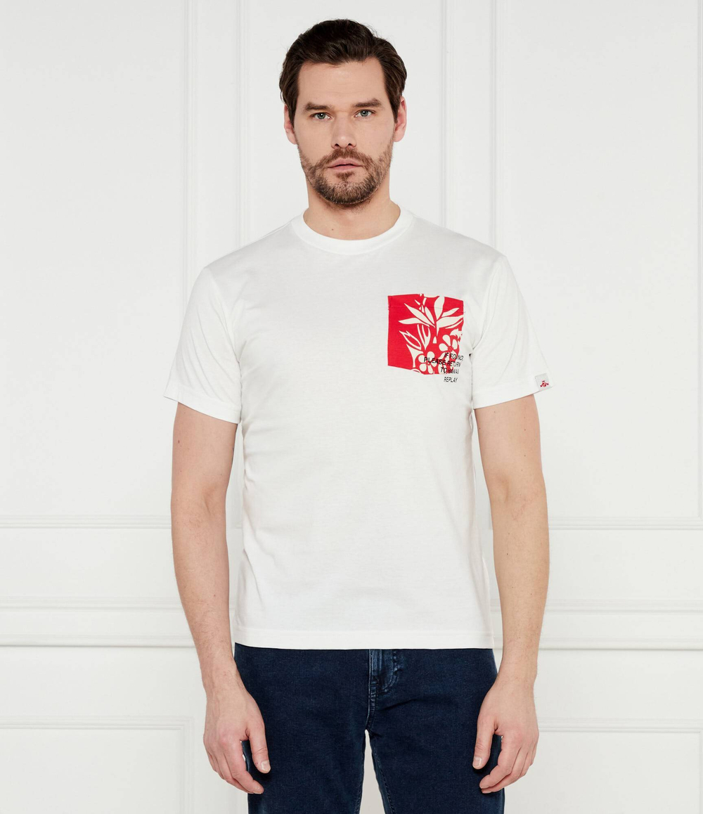 Футболка Replay - белый(M3065 .000.2660)