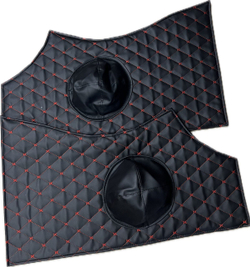 Утеплитель под фары внутр. УАЗ 452 Буханка, 2206, 3303 (красная нить Бабочка)