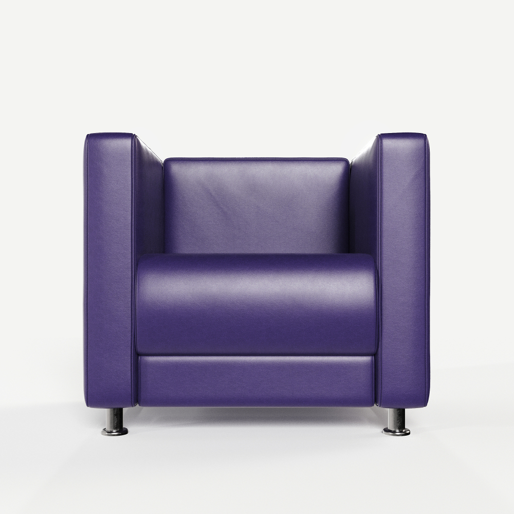 Кресло мягкое Пауза B09 (Фиолетовый)