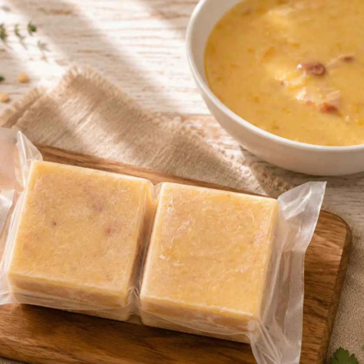 Фотография Суп гороховый с копченой курицей / 500 гр 2*250 г купить в магазине Афлора