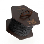 Хлопковая черная веревка для шибари на катушке 5 м