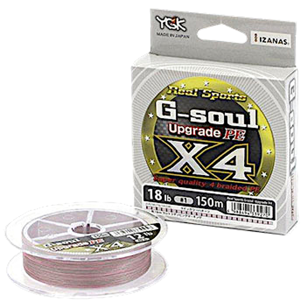 Шнур YGK G-Soul Upgrade X4 200м #1.0 0.165мм 18lb 8.16кг Real Sports
