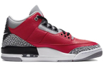 Jordan Air Jordan 3 retro se "red cement" leather 2020 all-star shock absorption, non-slip, wear-resistant mid-top retro basketball shoes for men and women with the same style of red cement