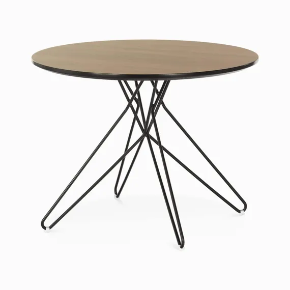 Кофейный стол Bug Ø60х45 см, шпон ореха