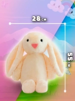 Мягкая игрушка зайка с длинными ушами 55 см