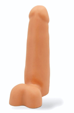 Приятный на ощупь фаллоимитатор на поясе Харнесс - 16,5 см. (Цвет: телесный)