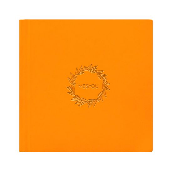 20х20 фотокнига, эко-кожа "Orange"