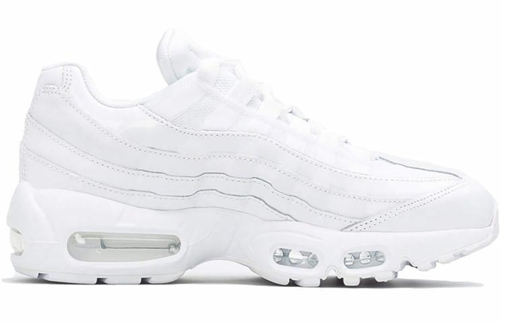 Кроссовки Nike Air Max 95 Triple White (Женская размерная сетка)