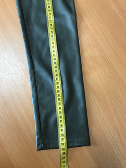 Брюки обтягивающие под кожу, маркировка М, визуально на 46 размер