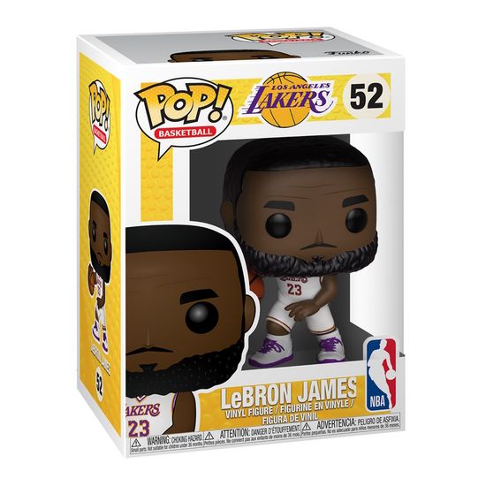Фигурка Funko POP! NBA Lakers Lebron James (White Uniform) (52) 37271
