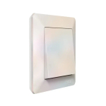 ATLASDESIGN AIR 1-постовая РАМКА, ЖЕМЧУГ/дымчатый белый