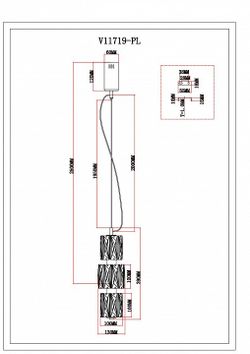 Подвесной светильник Moderli Prismique V11719-PL