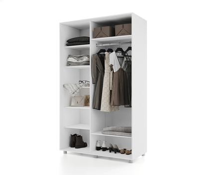 Шкаф-купе МАМА PRIME, 160х60х230 Белый с зеркалом