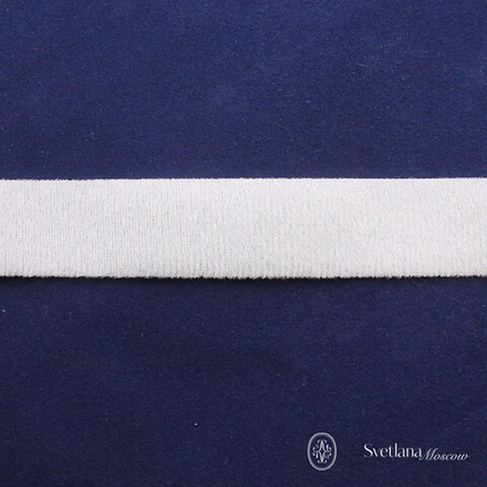 Шторная лента Bandex (пришивная) VELOUR-TAPE SP25 (петля), цвет белый (ширина 20 mm)