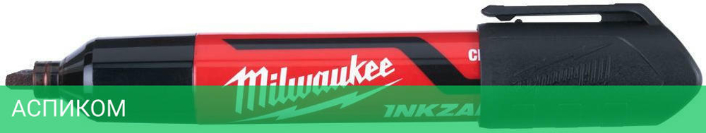 Маркер строительный Milwaukee Inkzall L черный (4932471555)