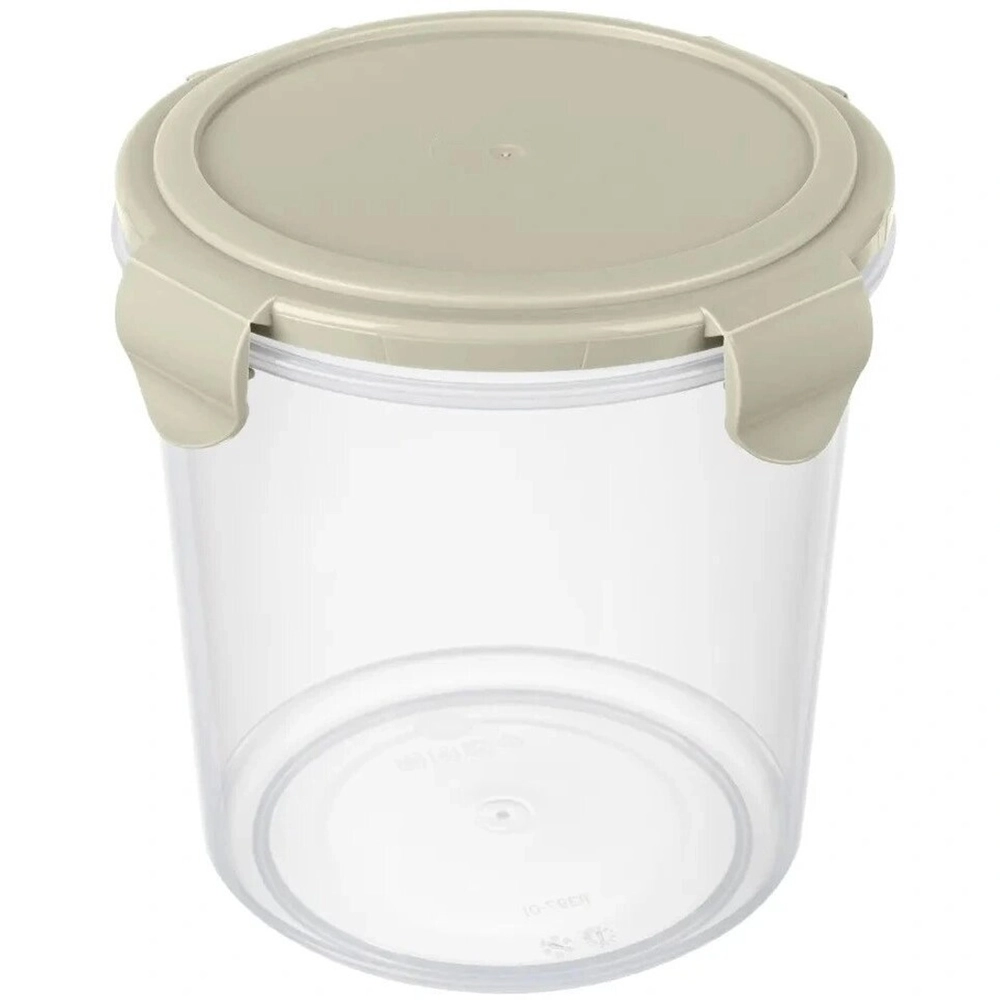 Контейнер для продуктов 1,15л «Smart lock» круглый светло-серый 431160830