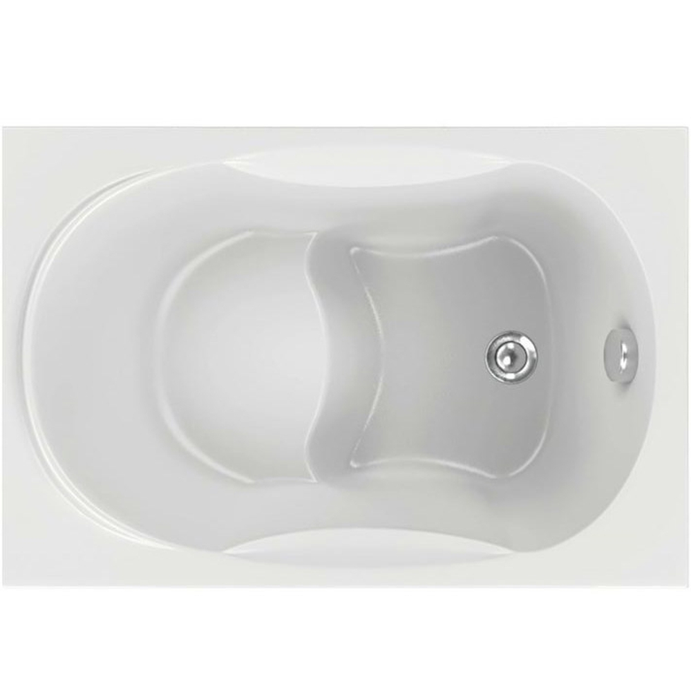 Акриловая сидячая ванна Bas (Бас) Рио 105x70, с каркасом