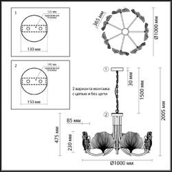 Накладная люстра Odeon Light 4870/7