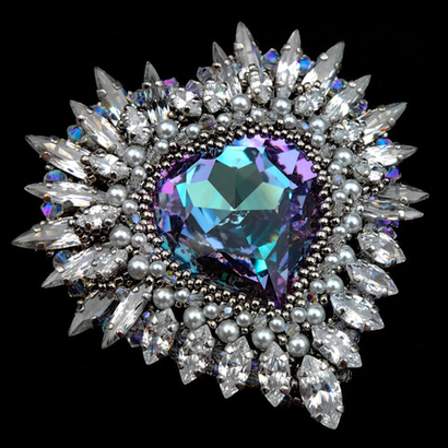 Мастер-класс по броши Хрустальное сердце