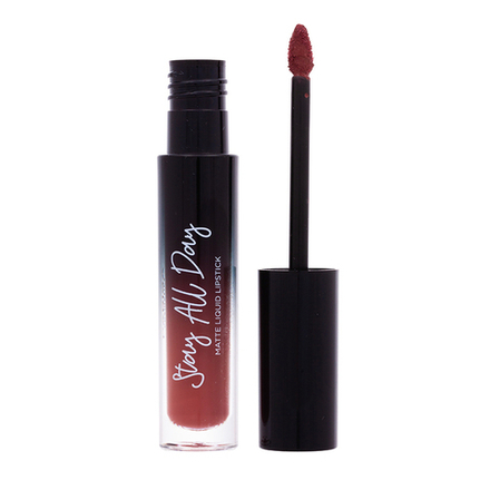 Parisa Помада для губ Stay All Day, ML-113, жидкая, матовая, тон №06, Королевский пурпур, 5 мл