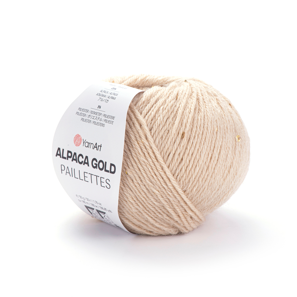 Пряжа YarnArt Alpaca Gold Paillettes (9302)