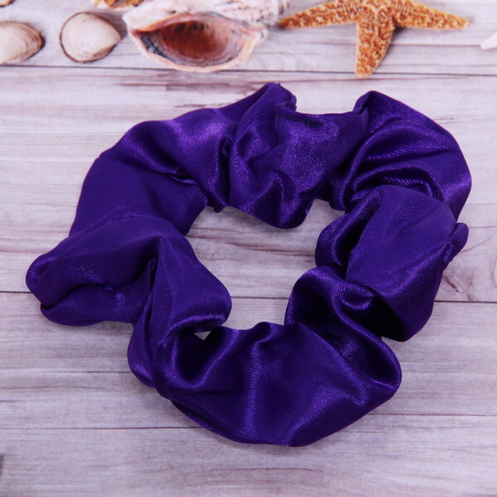 Резинка для волос 1шт «Кокетка - Mirabelle», цвет фиолетовый, d-10,5см