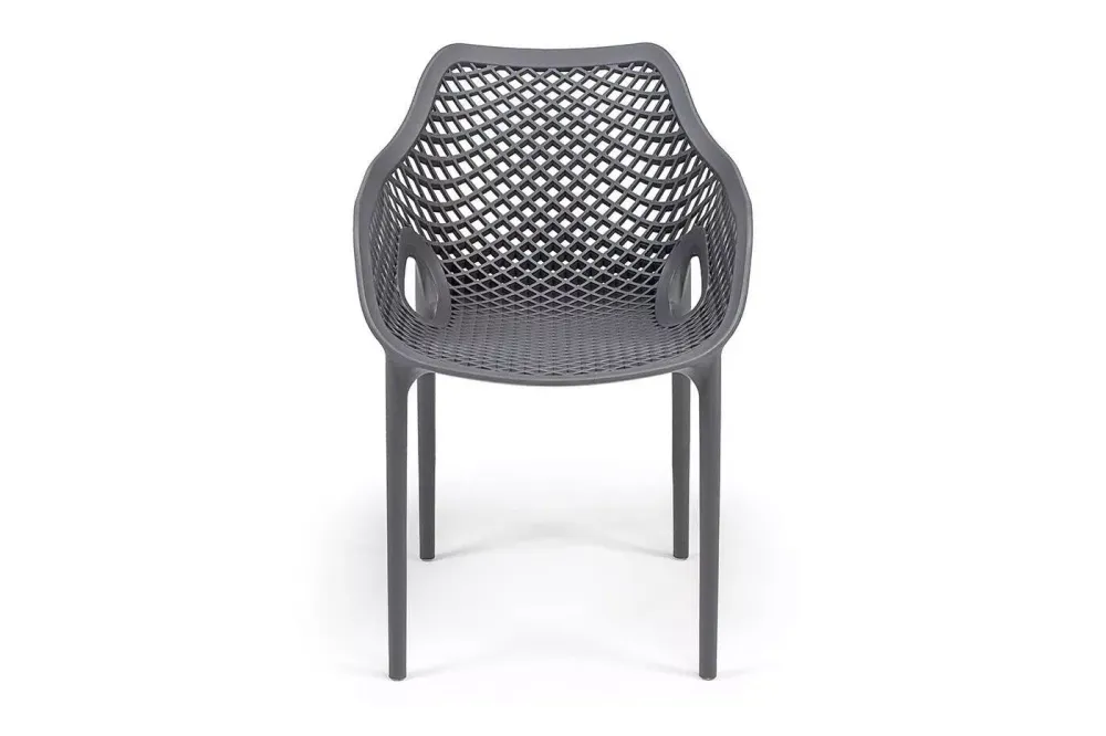 "Беллини" стул пластиковый, цвет темно-серый