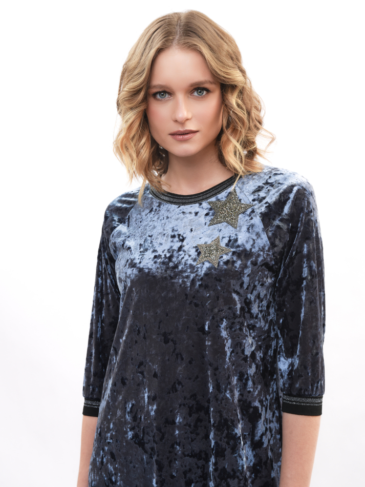 Платье женское бархатное