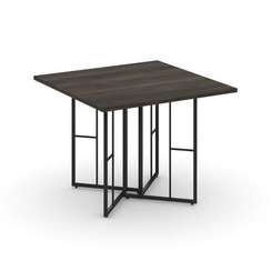 Rift Direct Стол переговорный RF.SPRG-001 Дуб Мали/Металл Черный 980*980*750