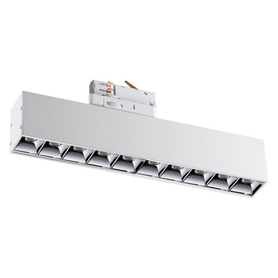 358862 PORT NT22 262 белый Светильник трехфазный трековый светодиодный IP20 LED 4000K 16W 220V ITER