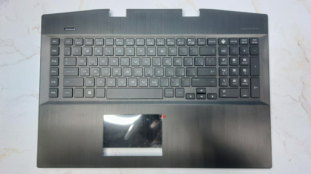Топ-панель с клавиатурой RU для HP Omen 17-cb1 / 17-cb0 (L63808-251) (L62863-251)