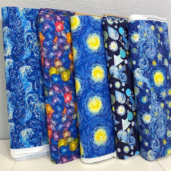 ВАН ГОГ # 5, хлопок Handmade Fabrics 4